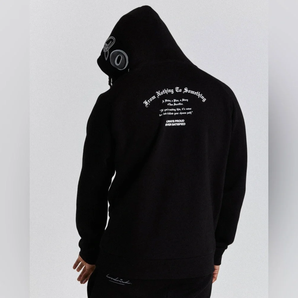 Hoodrich Heat V3 Stature Hoodie Black/White/Grey Size XL - Picture 6 of 9